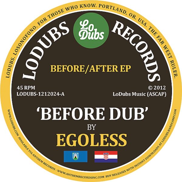 Egoless Before Dub 12 vinyl