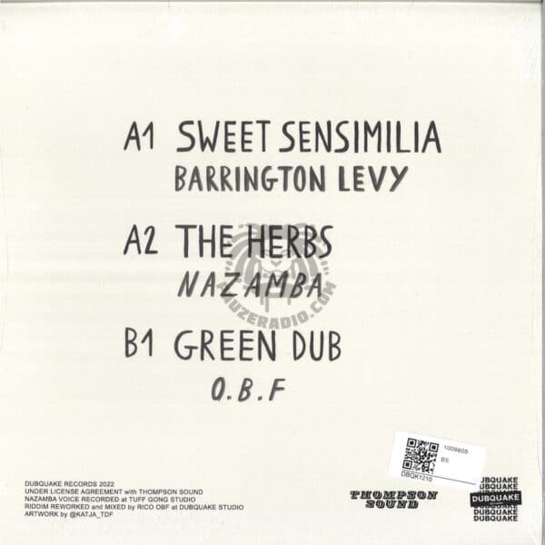Nazamba Barrington Levy The Herbs 12 vinyl
