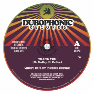 Mikey Dub ft Debbie Defire Thank You 7 vinyl
