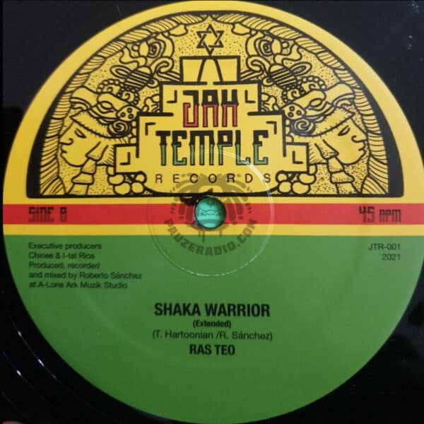 Ras Teo Shaka Warrior 12 vinyl