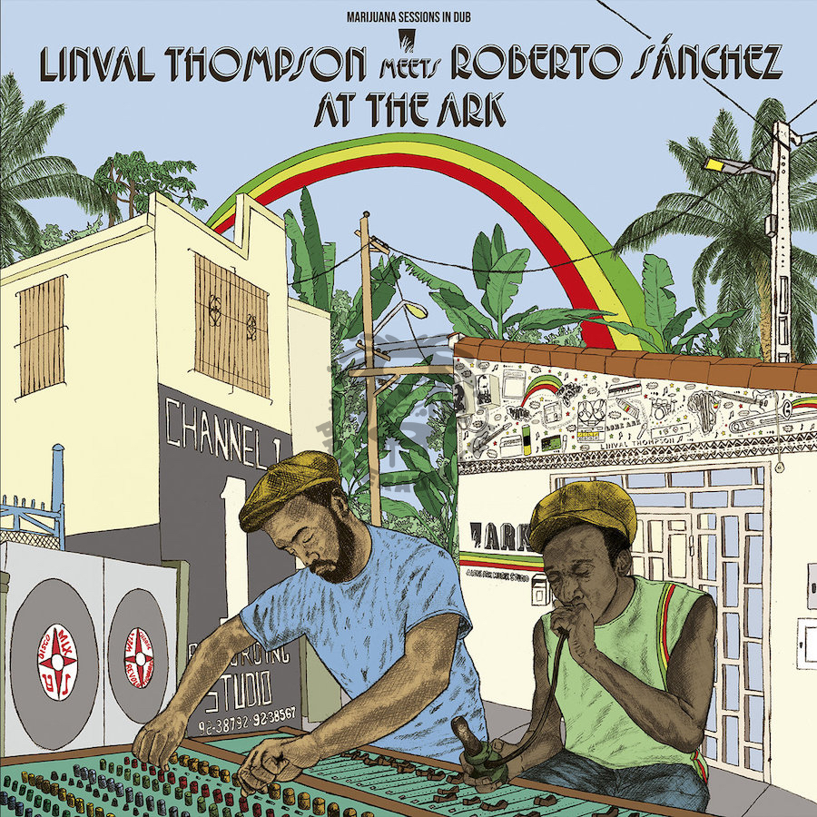 Linval Thompson Meets Roberto Sanchez At The Ark Marijuana Sessions In Dub 12 vinyl LP